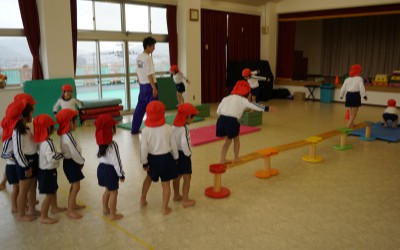 ４歳児体育遊び